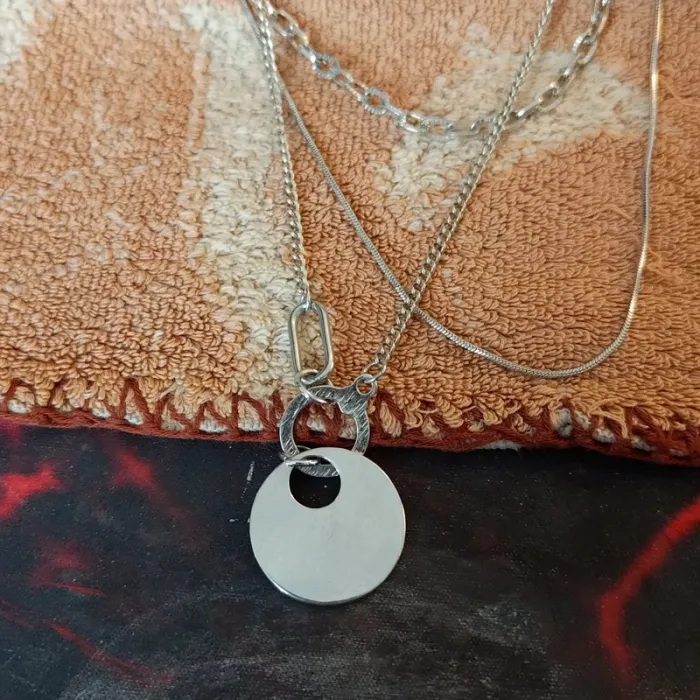 Collier 3 en 1 avec pendentif - photo numéro 2