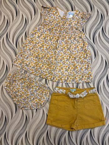 Robe et son bloomer + short, Taille 18 mois