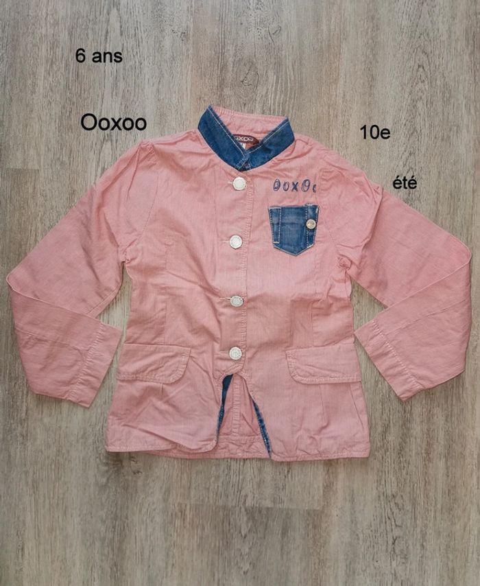 Veste à rayures Ooxoo légère