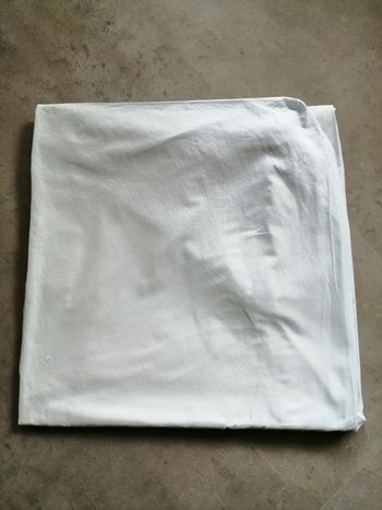 drap housse bleu ciel 90 x 190 cm pour lit 1 pers