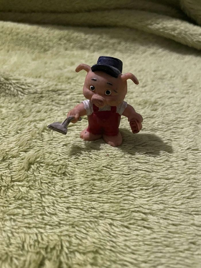 Figurine Vintage Cochon Disney Educo Baby