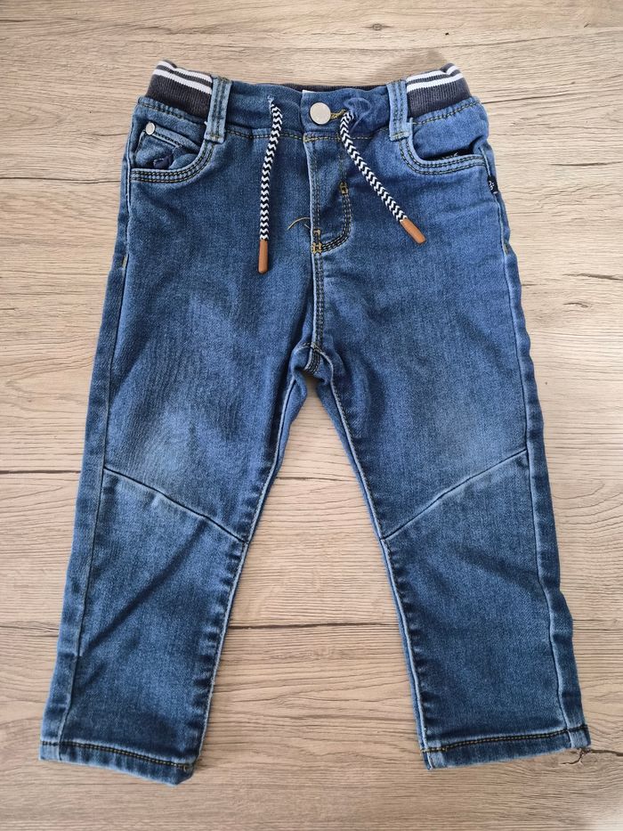 Jeans bleu, Obaïbi, 18 mois