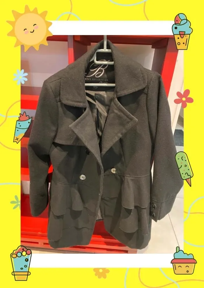 Manteau Bréal 42 noir