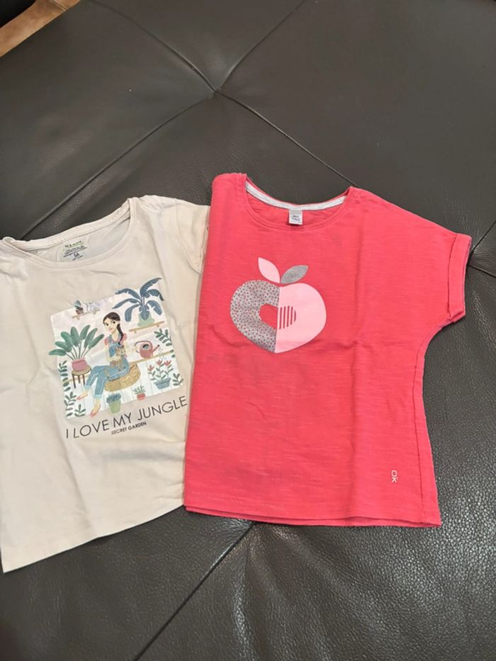 Lot de 2 t-shirt manches courtes taille 5 ans - photo numéro 2