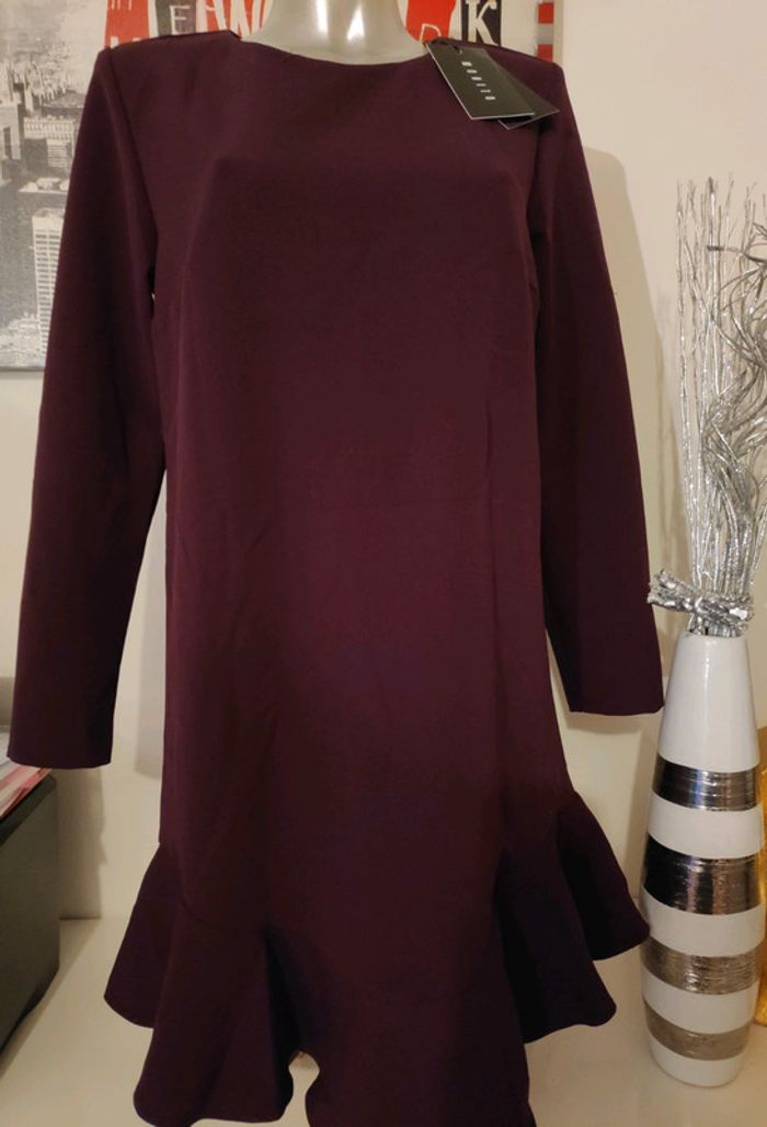 Robe bordeaux Mohito