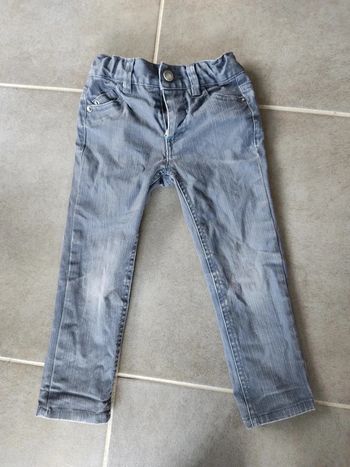 Jean anthracite tape à l'oeil 3 ans