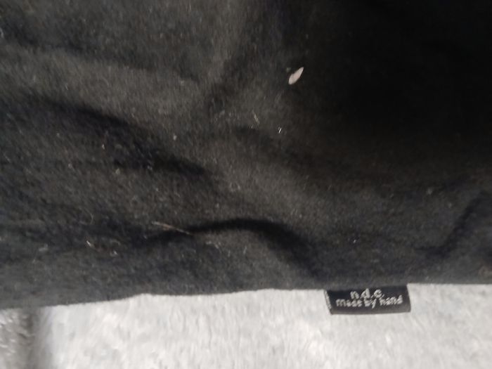 sac en tissu noir ck75017 - photo numéro 2