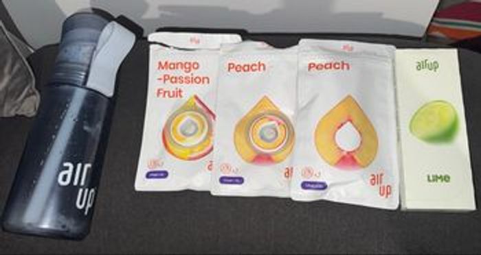 Gourde air up bleu + pods - photo numéro 2