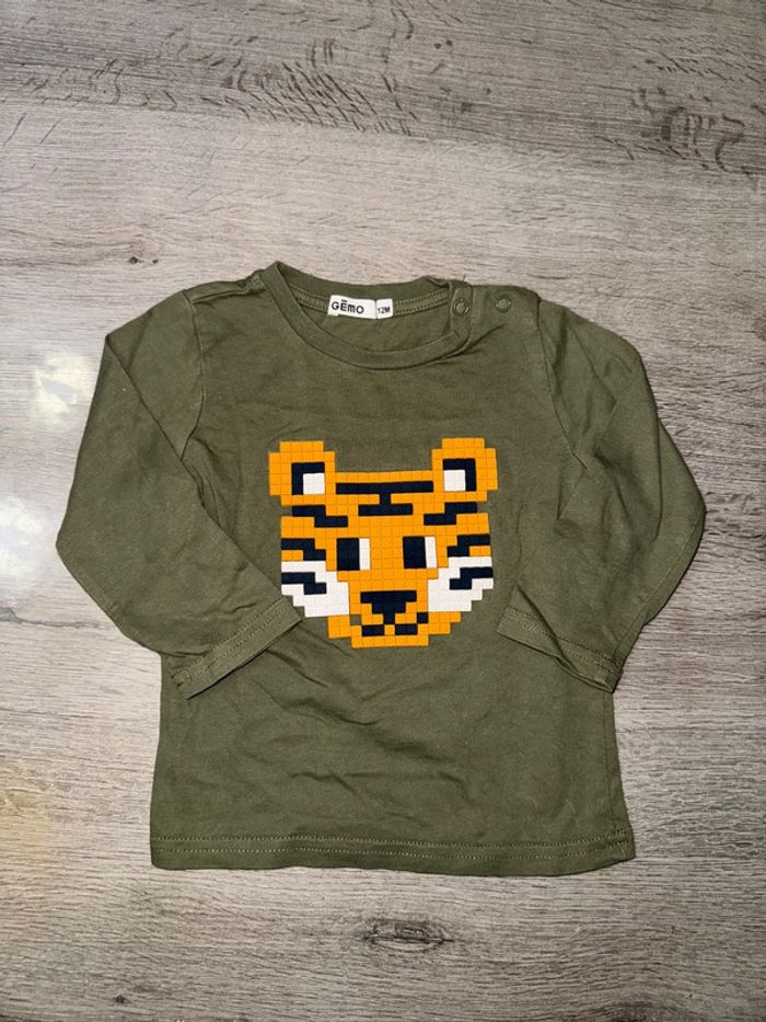 T shirt manches longues gemo 12 mois