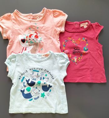 Lot tee shirt fille