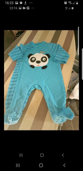 Pyjama coton orchestra 1 mois