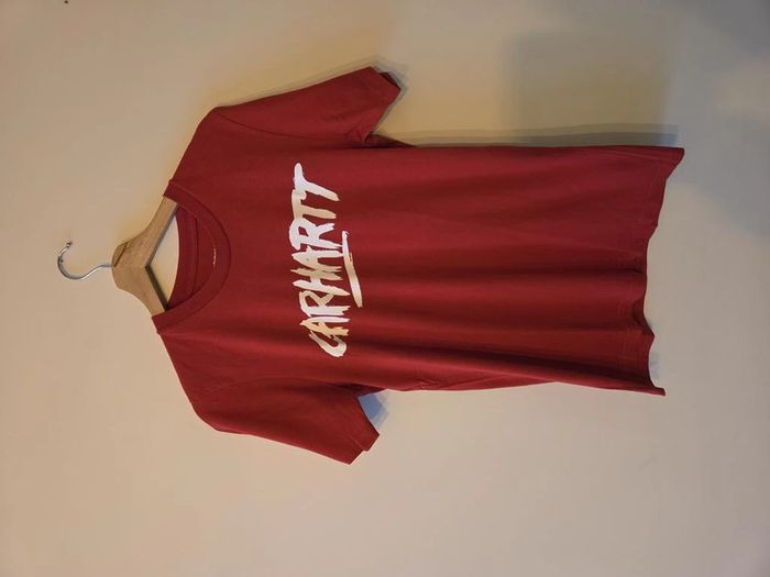 t-shirt Carhartt rouge taille Xs - photo numéro 2