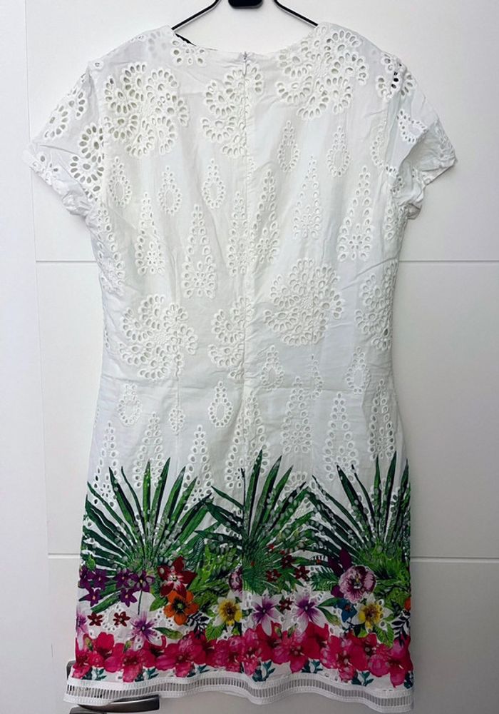Robe en dentelle blanche Desigual T40 - photo numéro 5
