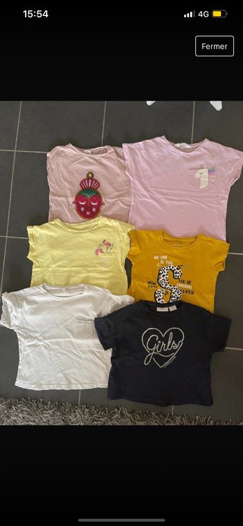 Lot de T-shirt