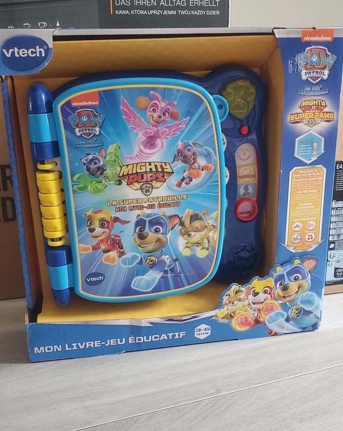 Livre Jeu Éducatif Pat patrouille Neuf.