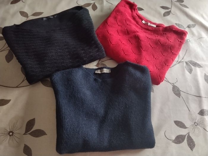 3 pulls d'hiver t38/40