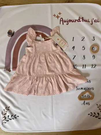 Robe bébé fille – Orchestra – Taille 6 mois - 67 cm – Neuve avec étiquette