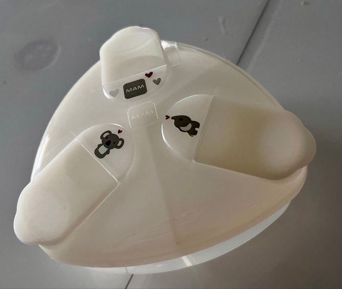 Boîte compartimenté pour lait en poudre MAM - photo numéro 2