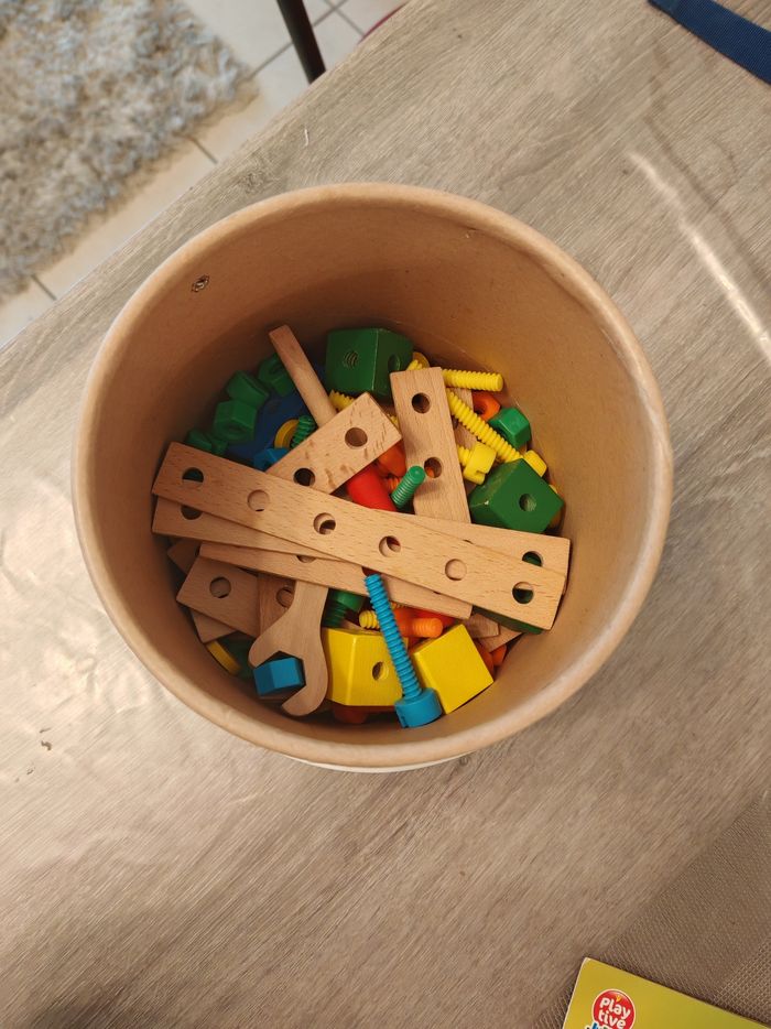 Jeu de construction bois