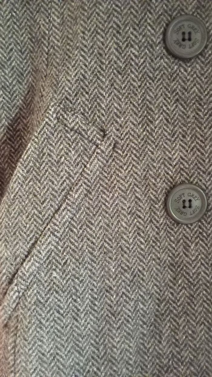 manteau,manteau soft grey,manteau chevrons - photo numéro 8