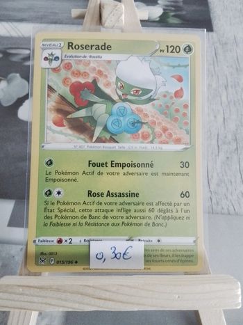 Carte Pokémon Roserade 15/196