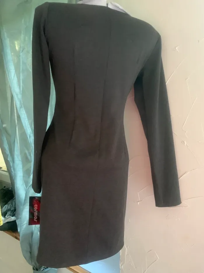 Robe avec col blanc Cosmos taille L manches longues neuve - photo numéro 7