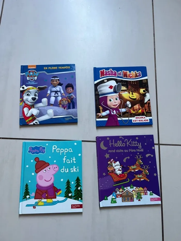 Lot de 4 livres enfants