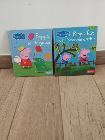 Lot de 2 livres Peppa pig