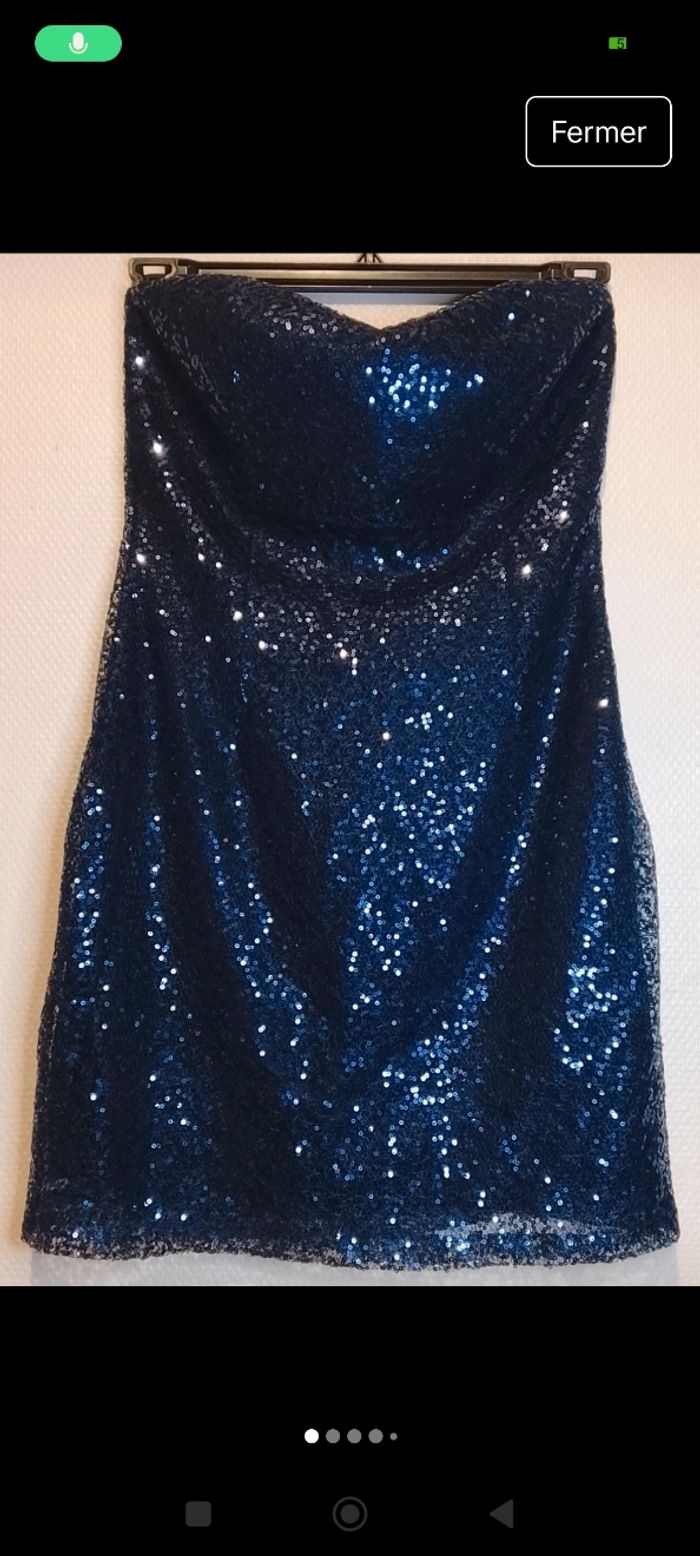 Robe bustier soirée T40