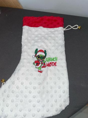 Chaussette de noel stitch