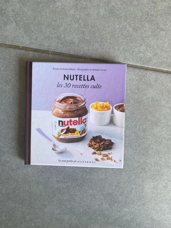 Livre recettes nutella