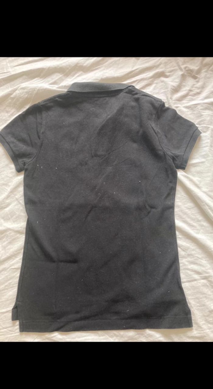 Polo noir cintré femme Ralph Lauren taille S - photo numéro 2