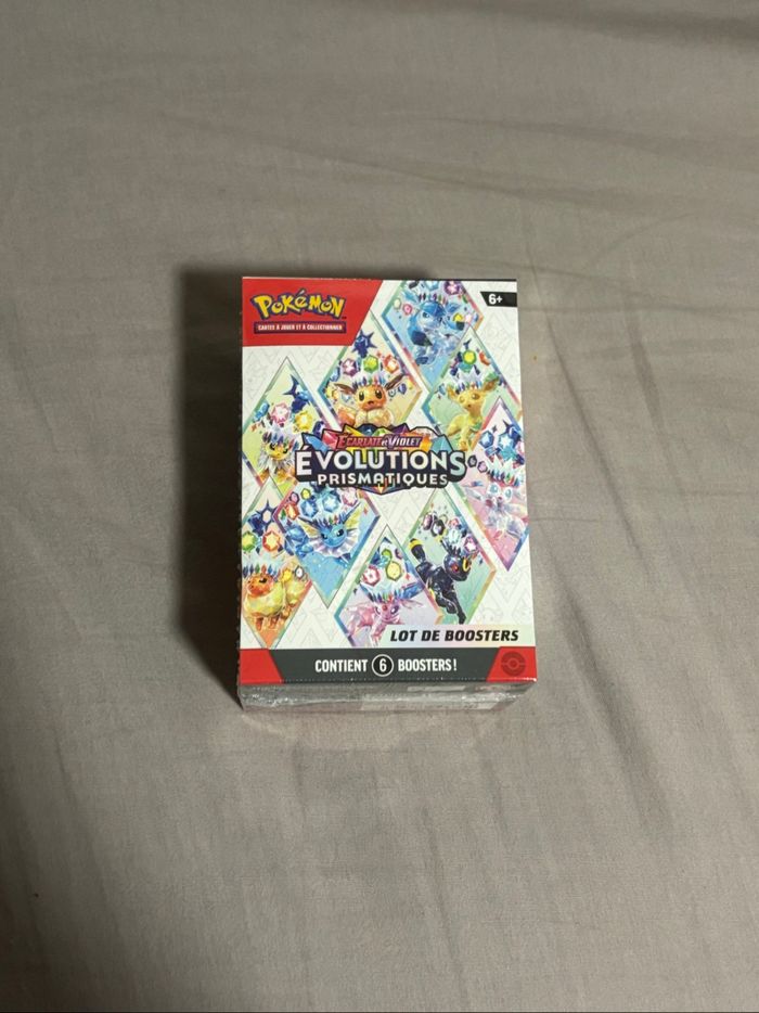 Pokémon Écarlate & Violet – Évolutions Prismatiques – Coffret 6 Boosters – Neuf sous blister bundle