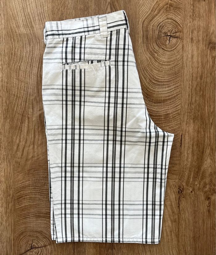 Short large blanc et gris Dickies pour homme, taille W 35 (44 taille française) - photo numéro 3