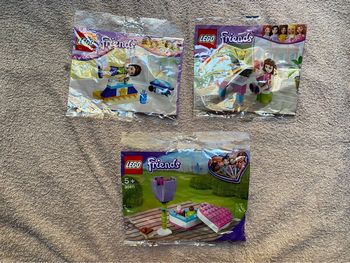 Lot de 3 sachets polybag lego Friends 30102 , 30400 et 30411
