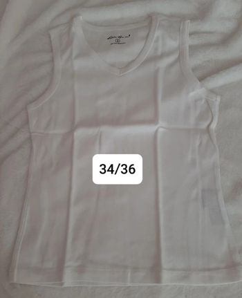 Débardeur blanc 36