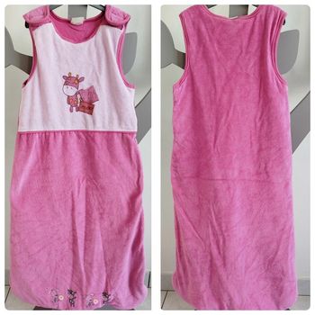 Turbulette rose épaules à scratch taille 12/18mois