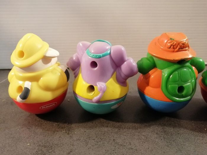 6 figurines culbuto weebles playskool - photo numéro 5