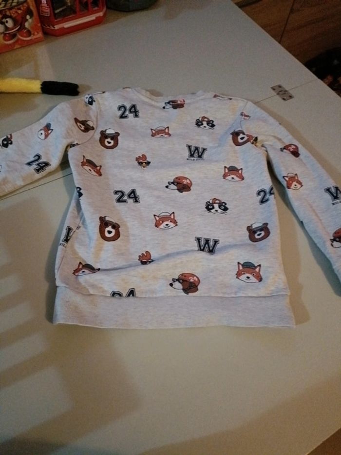 Pull c&A animaux de la forêt 10 ans - photo numéro 6