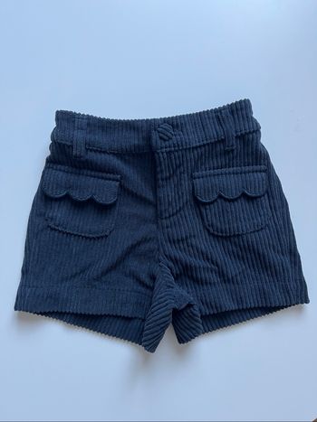 Short en velours