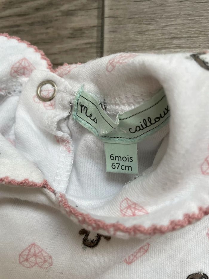 Body col Claudine pingouin mes petits cailloux 6 mois - photo numéro 3