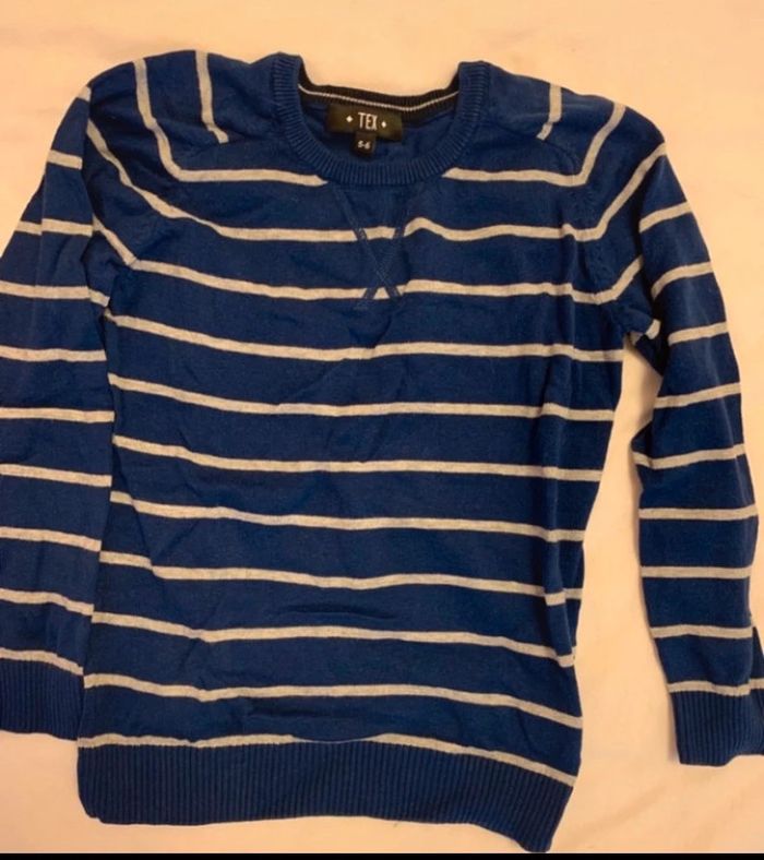 Pull à rayures 5/6 ans
