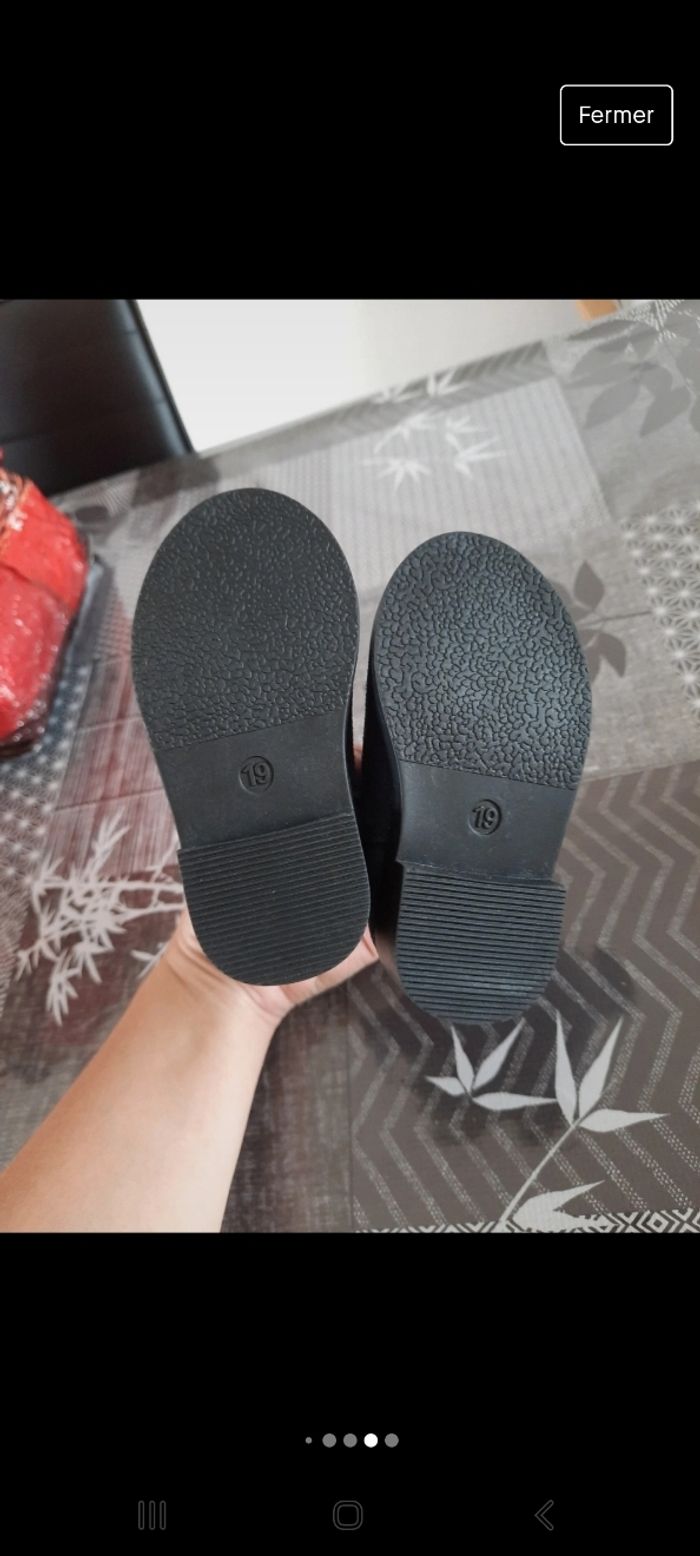 Bottines fille T.19 - photo numéro 3