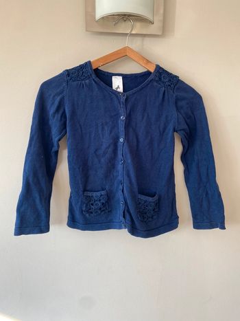 Gilet marine fille palomino 6/7ans