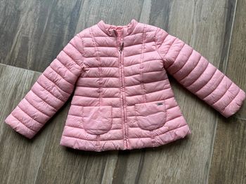Veste coupe vent matelassée rose