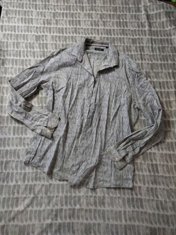 Chemise manches longues noir et blanc Devred xxl 44