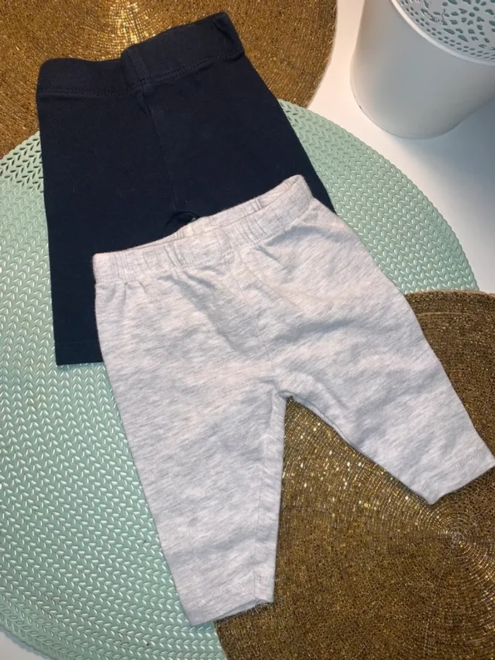 Lot leggings garçon naissance excellent état - photo numéro 2