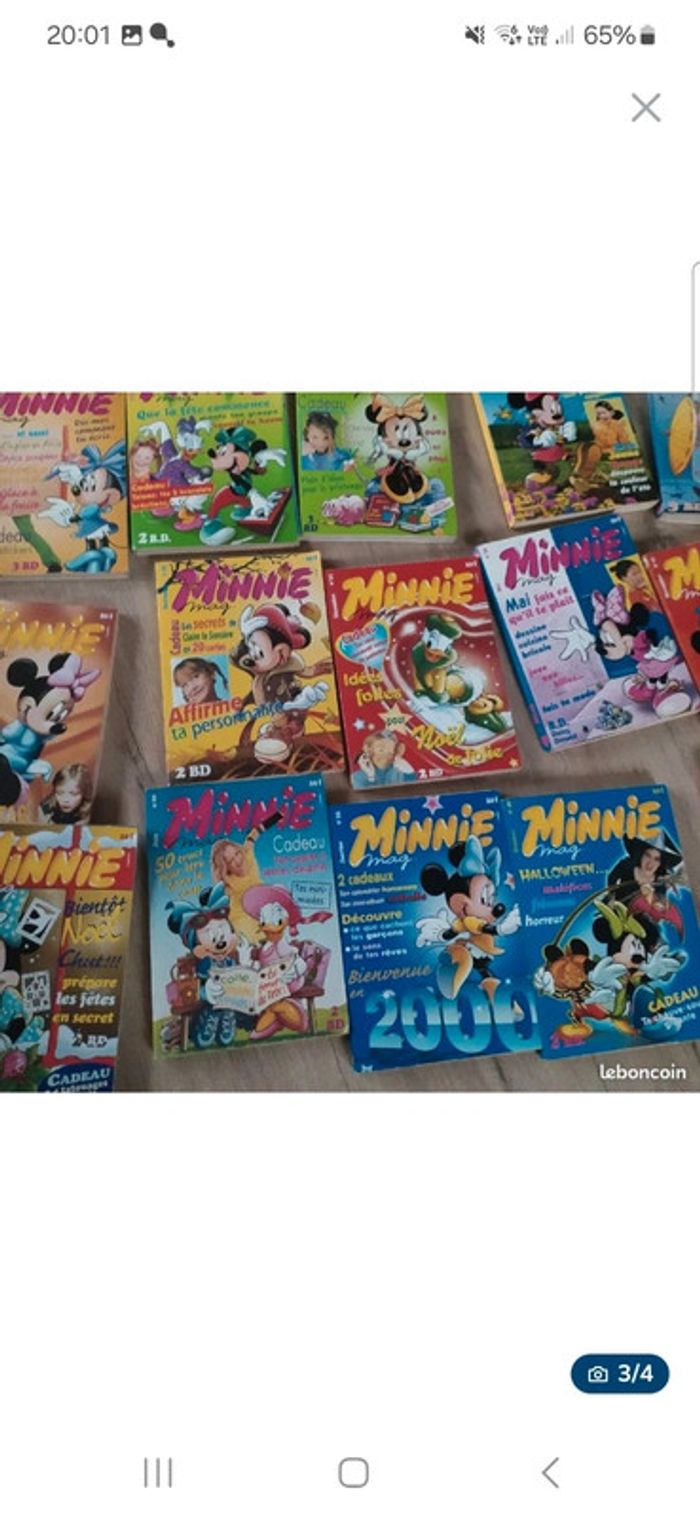 Lot de 15 magazines Minnie mag années 90 2000 - photo numéro 3