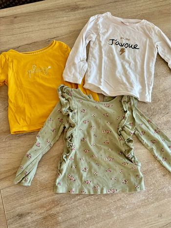 Lot de t-shirt manches longues