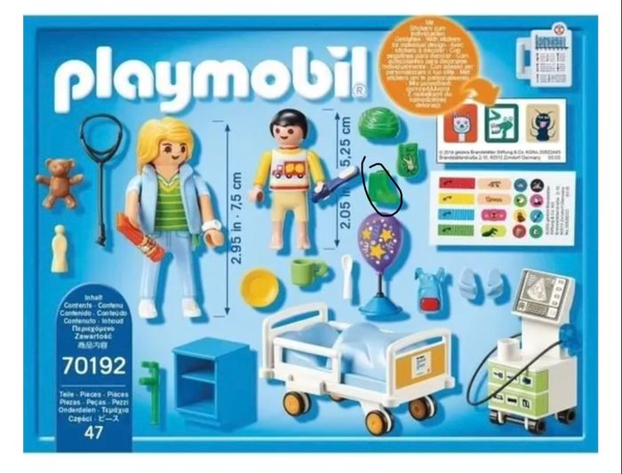 Chambre pédiatrique hôpital Playmobil - photo numéro 9